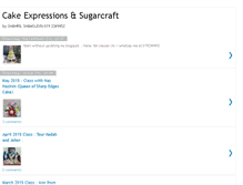 Tablet Screenshot of cakexpressions.blogspot.com