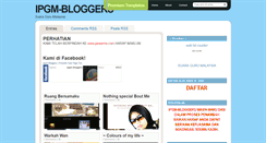 Desktop Screenshot of ipgm-bloggers.blogspot.com