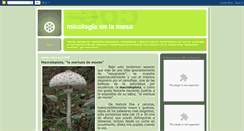 Desktop Screenshot of micologiaenlamesa.blogspot.com