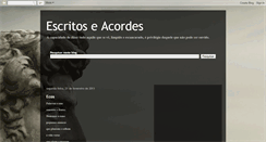 Desktop Screenshot of escritoseacordes.blogspot.com