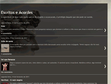 Tablet Screenshot of escritoseacordes.blogspot.com