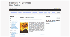 Desktop Screenshot of bioskop17.blogspot.com