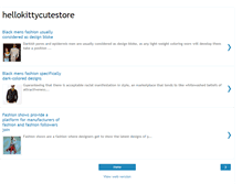 Tablet Screenshot of hellokittycutestore.blogspot.com