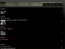 Tablet Screenshot of dyslexsickle.blogspot.com