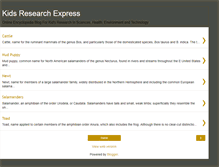 Tablet Screenshot of kidsresearchexpress-8.blogspot.com