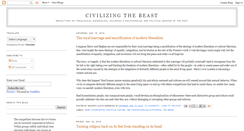 Desktop Screenshot of civilizingthebeast.blogspot.com