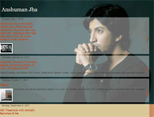 Tablet Screenshot of anshumanjha.blogspot.com