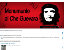 Tablet Screenshot of monumentoalcheguevara.blogspot.com