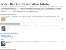 Tablet Screenshot of exlibrischronicle.blogspot.com