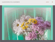 Tablet Screenshot of gardeninginasandbox.blogspot.com