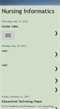 Mobile Screenshot of matlaw-nursinginformatics.blogspot.com