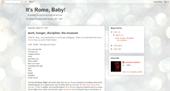 Desktop Screenshot of itsromebaby.blogspot.com