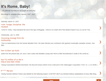 Tablet Screenshot of itsromebaby.blogspot.com