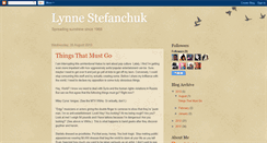 Desktop Screenshot of lynnestefanchuk.blogspot.com
