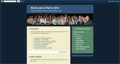 Desktop Screenshot of musicaparalabarra.blogspot.com