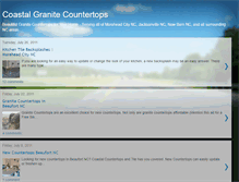 Tablet Screenshot of coastalncgranitecountertops.blogspot.com