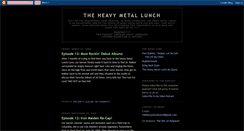 Desktop Screenshot of heavymetallunch.blogspot.com