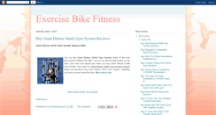 Desktop Screenshot of exercisebike-fitness.blogspot.com