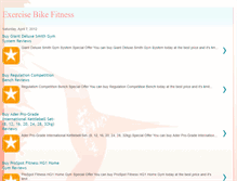 Tablet Screenshot of exercisebike-fitness.blogspot.com