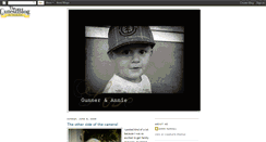 Desktop Screenshot of annieandgunner.blogspot.com