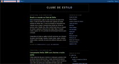 Desktop Screenshot of blogclubedeestilo.blogspot.com