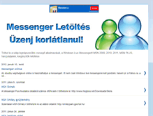 Tablet Screenshot of messengerletoltes.blogspot.com