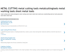Tablet Screenshot of metalcuttingtools.blogspot.com
