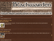 Tablet Screenshot of blackwarden.blogspot.com