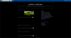 Desktop Screenshot of mirnaledesma.blogspot.com