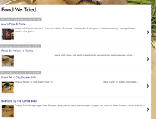 Tablet Screenshot of foodwetried.blogspot.com