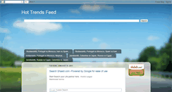 Desktop Screenshot of hottrendsfeed.blogspot.com