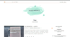 Desktop Screenshot of mojemiejsce13.blogspot.com