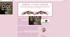 Desktop Screenshot of gerdjescozycorner.blogspot.com