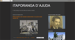 Desktop Screenshot of itaporangasergipe.blogspot.com