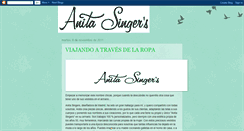 Desktop Screenshot of anitasingers.blogspot.com