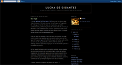 Desktop Screenshot of luchadegigantes-m.blogspot.com