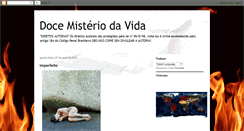Desktop Screenshot of ednardocemisteriodavida.blogspot.com