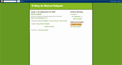 Desktop Screenshot of manueldelgado.blogspot.com