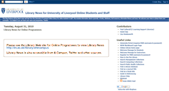 Desktop Screenshot of livonlinenews.blogspot.com