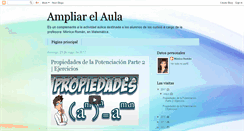 Desktop Screenshot of ampliar-el-aula.blogspot.com