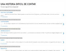 Tablet Screenshot of historiadificildecontar.blogspot.com