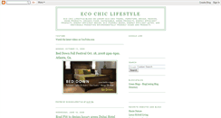 Desktop Screenshot of ecochiclifestyle.blogspot.com