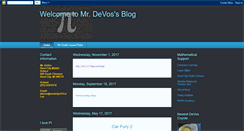 Desktop Screenshot of devosmath.blogspot.com