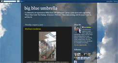 Desktop Screenshot of bigblueumbrella.blogspot.com