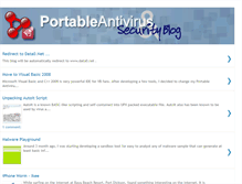 Tablet Screenshot of portableantivirus.blogspot.com