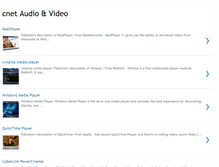 Tablet Screenshot of cnetvideosoftwares.blogspot.com