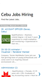 Mobile Screenshot of cebujobshiring.blogspot.com