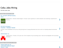 Tablet Screenshot of cebujobshiring.blogspot.com