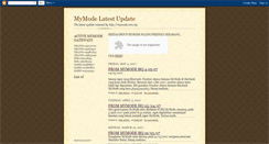 Desktop Screenshot of mymode-update.blogspot.com