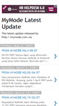 Mobile Screenshot of mymode-update.blogspot.com